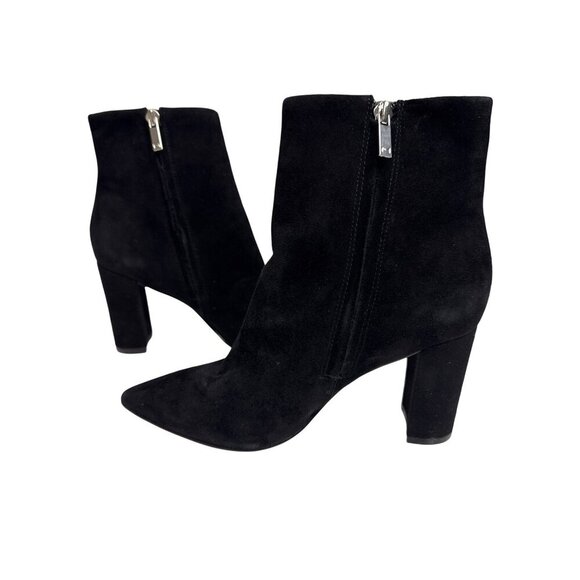 Marc Fisher Women's Boots Ulani Heeled Bottie Black Suede Zip Pointed Size 5.5 - Picture 6 of 10